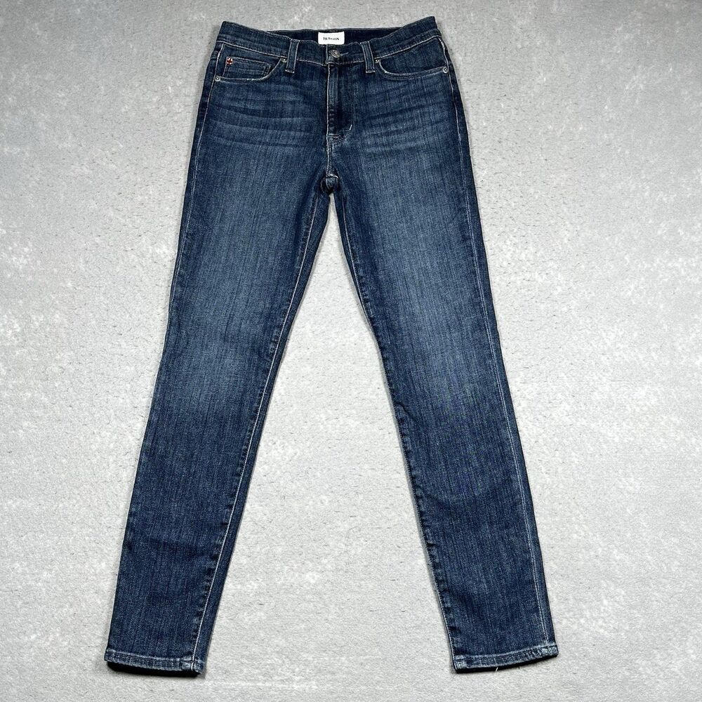 Hudsons Skinny Jeans Womens 26 Blue Blair High Rise Super Skinny Ankle Dark Wash